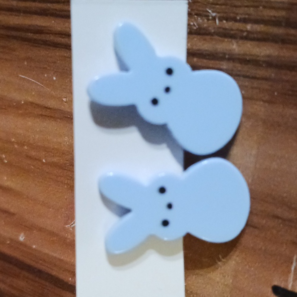 Baby Blue Bunny Earrings